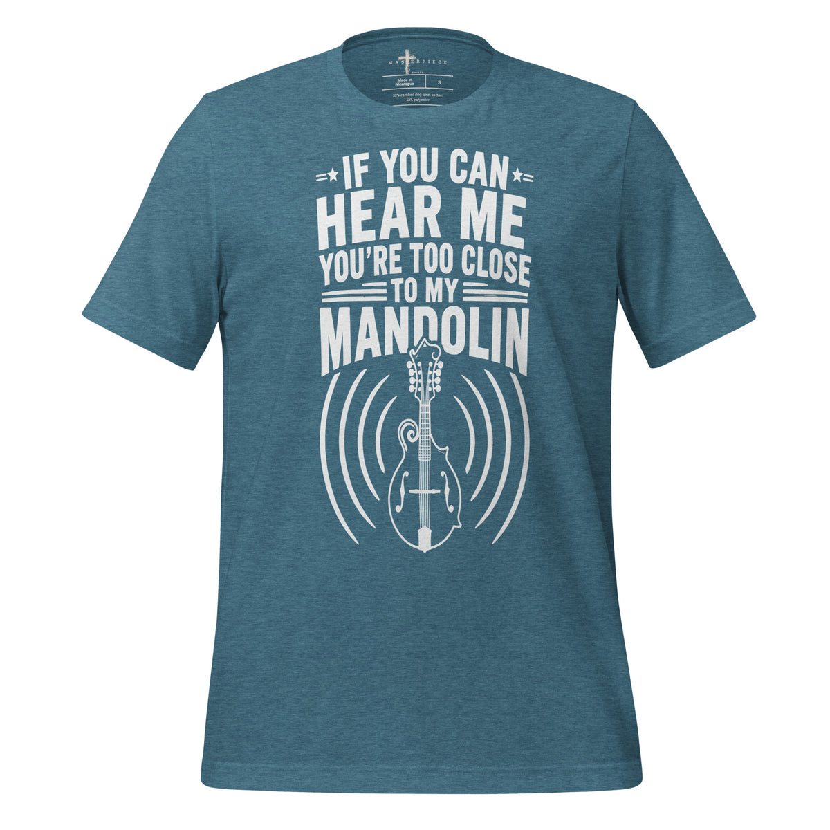 Too Close Mandolin - Teal - MasterPiece Shirts