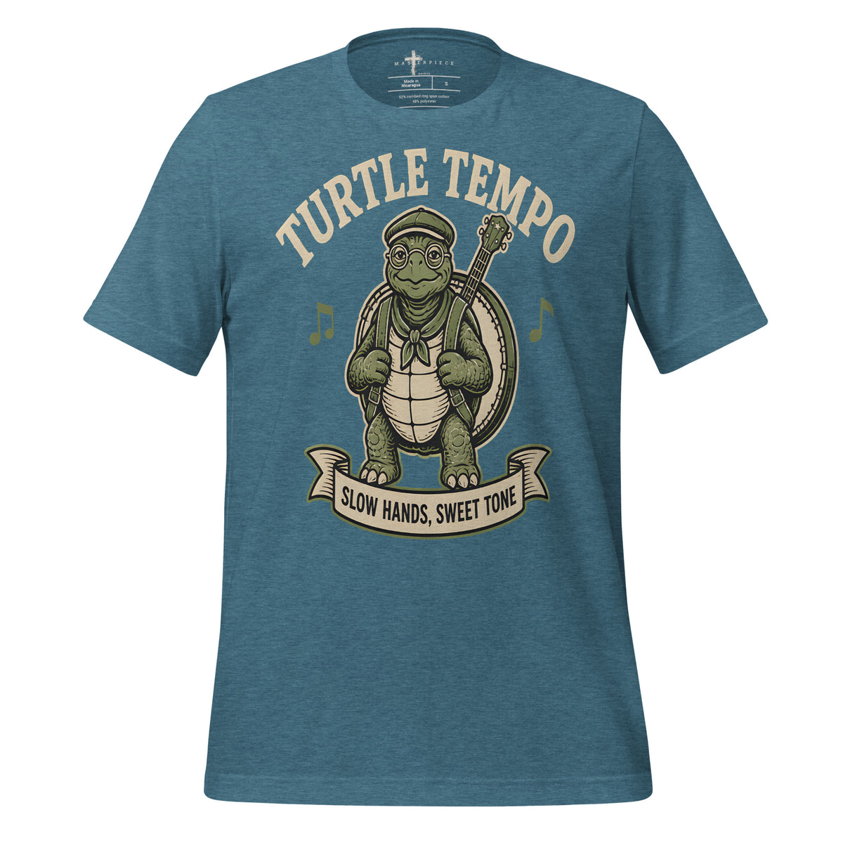 Turtle Tempo Banjo - Teal - MasterPiece Shirts