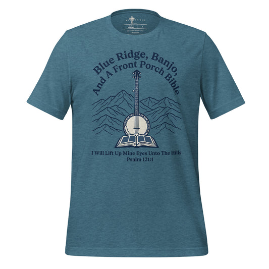 Blue Ridge Mtn Banjo - Teal - MasterPiece Shirts