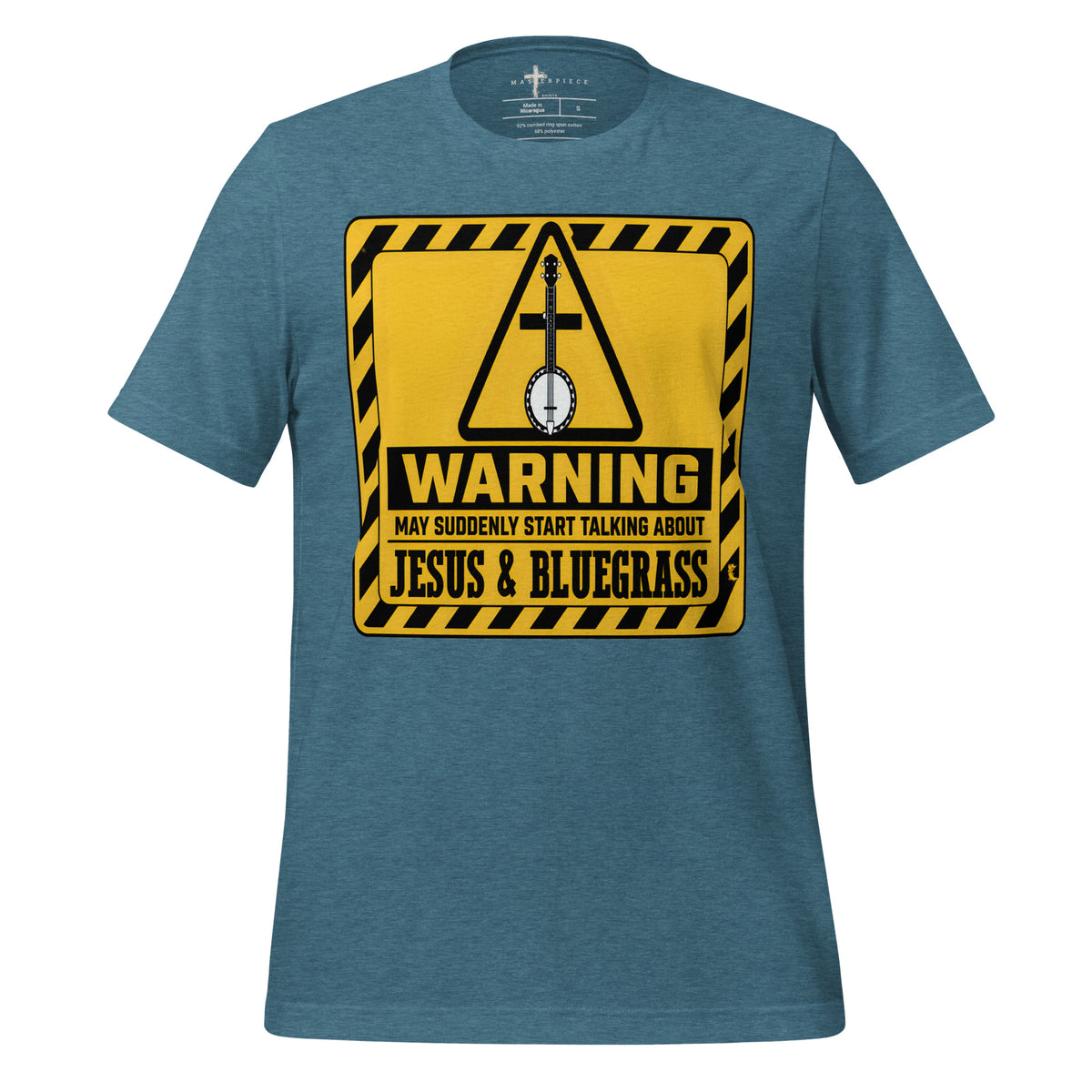 Bluegrass Warning - Teal - MasterPiece Shirts