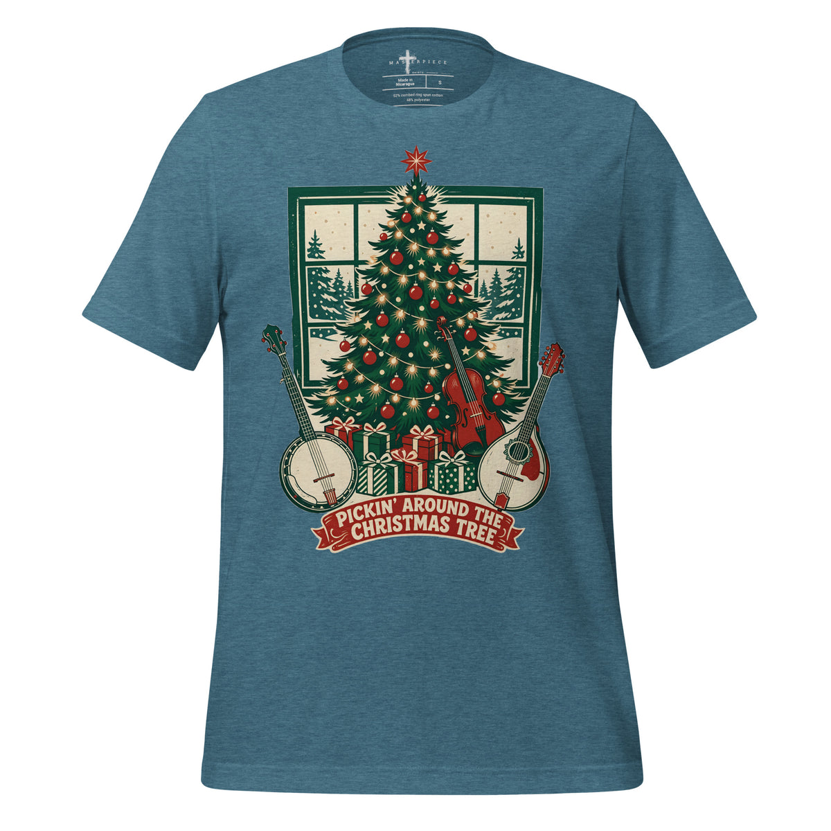 Picking Around the Tree - Teal - MasterPiece Shirts