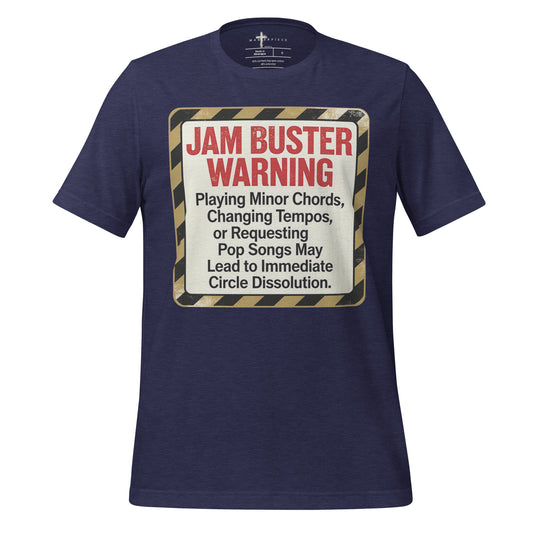 Jam Buster Warning - Navy - MasterPiece Shirts