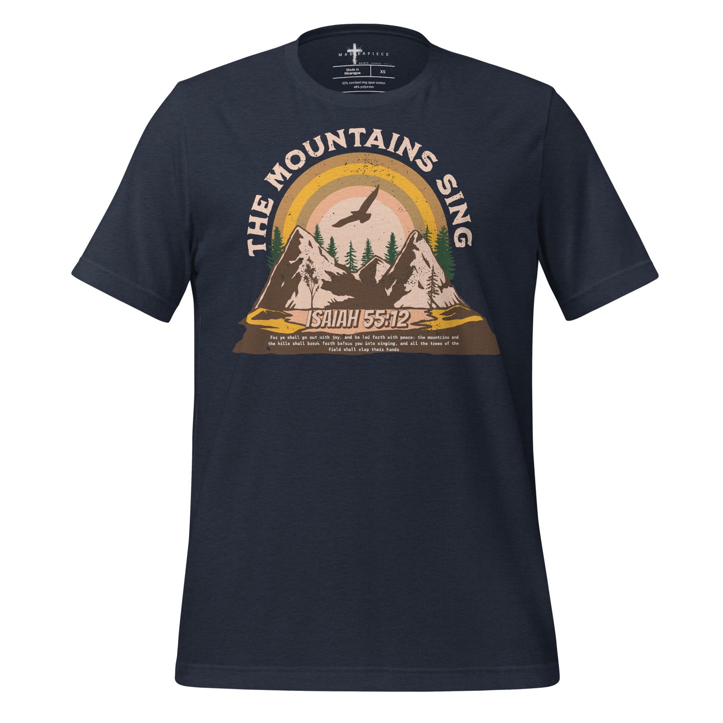 The Mountains Sing Christian Bible Verse T-Shirt