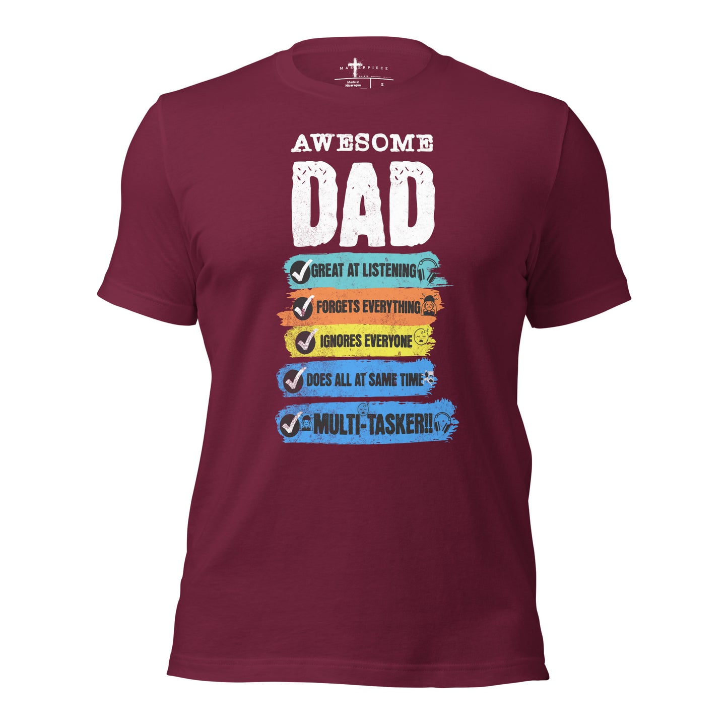 Awesome Dad Christian Bible Verse T-Shirt