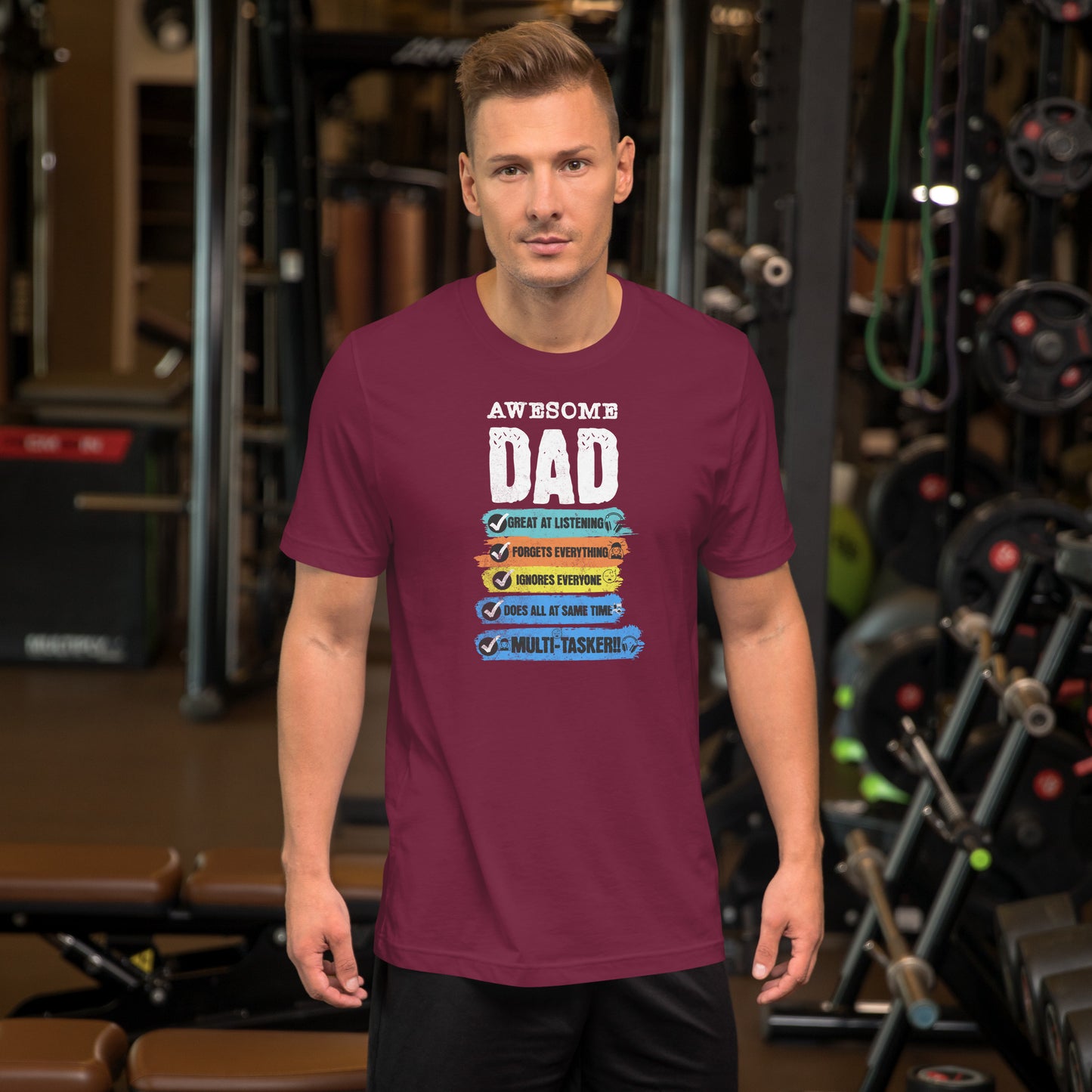 Awesome Dad Christian Bible Verse T-Shirt