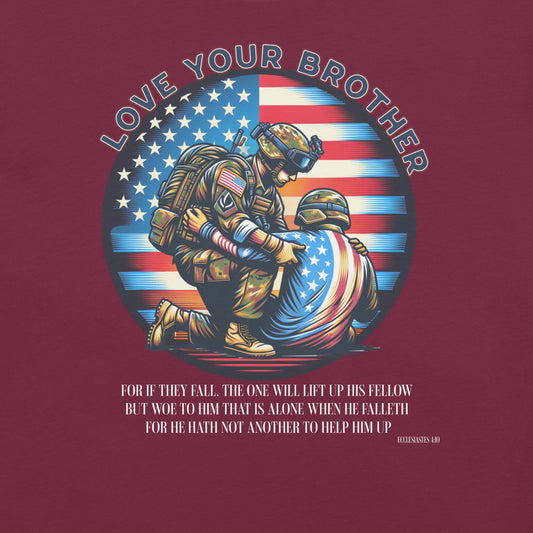 Love your Brother Christian Bible Verse T-Shirt