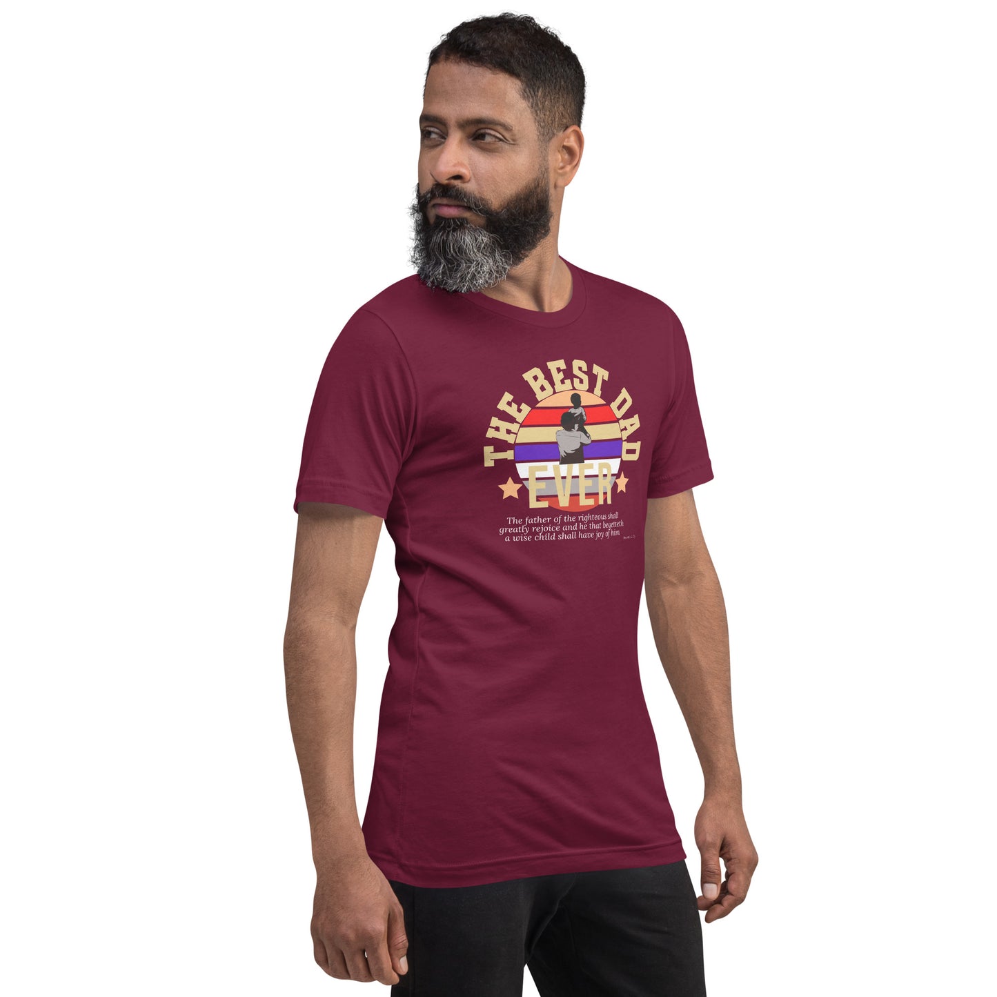 Best Dad Ever Christian Bible Verse T-Shirt