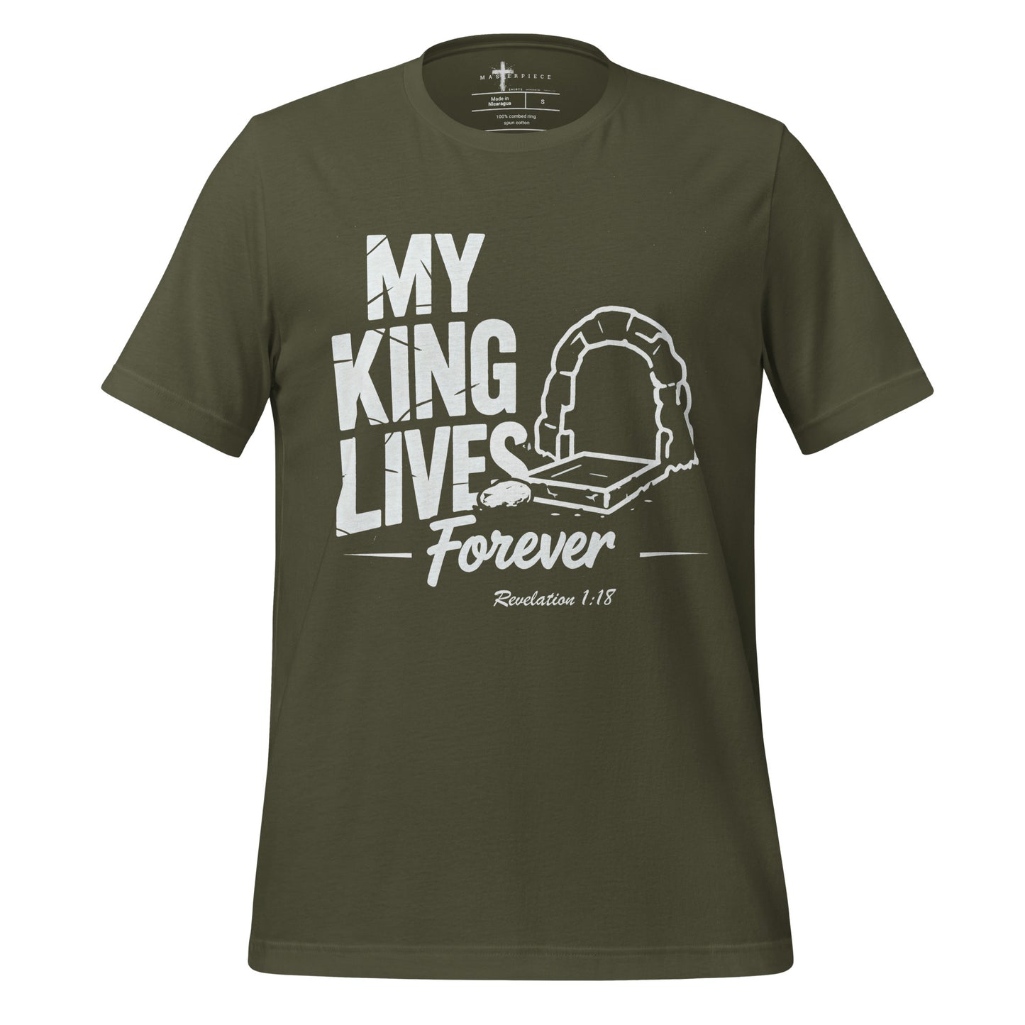 My King Lives Forever Christian T-shirt