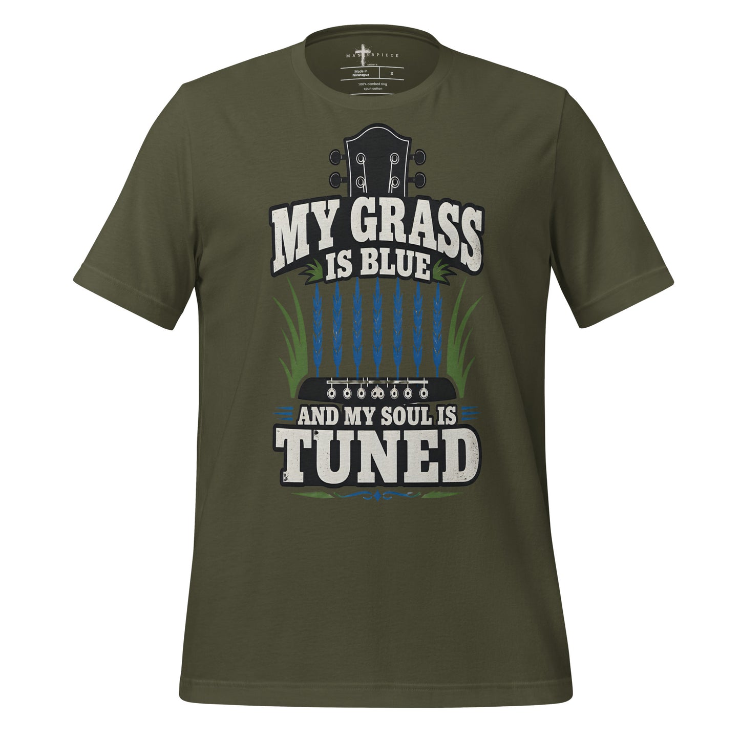 Bluegrass Tuned - Green - MasterPiece Shirts