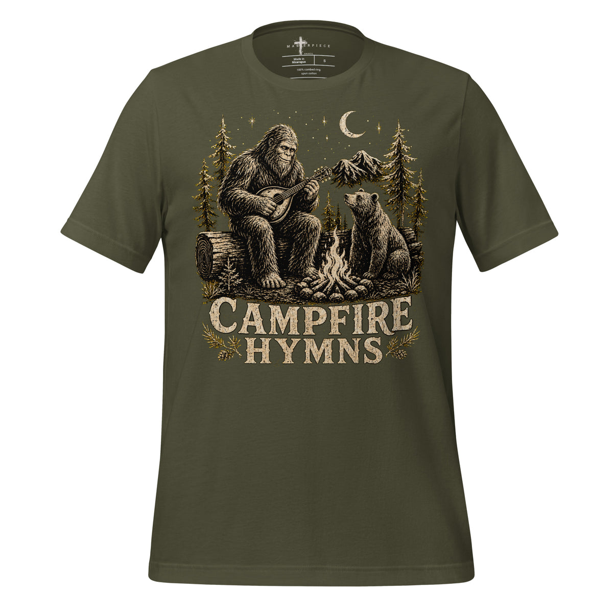 Campfire Hymns - Green - MasterPiece Shirts