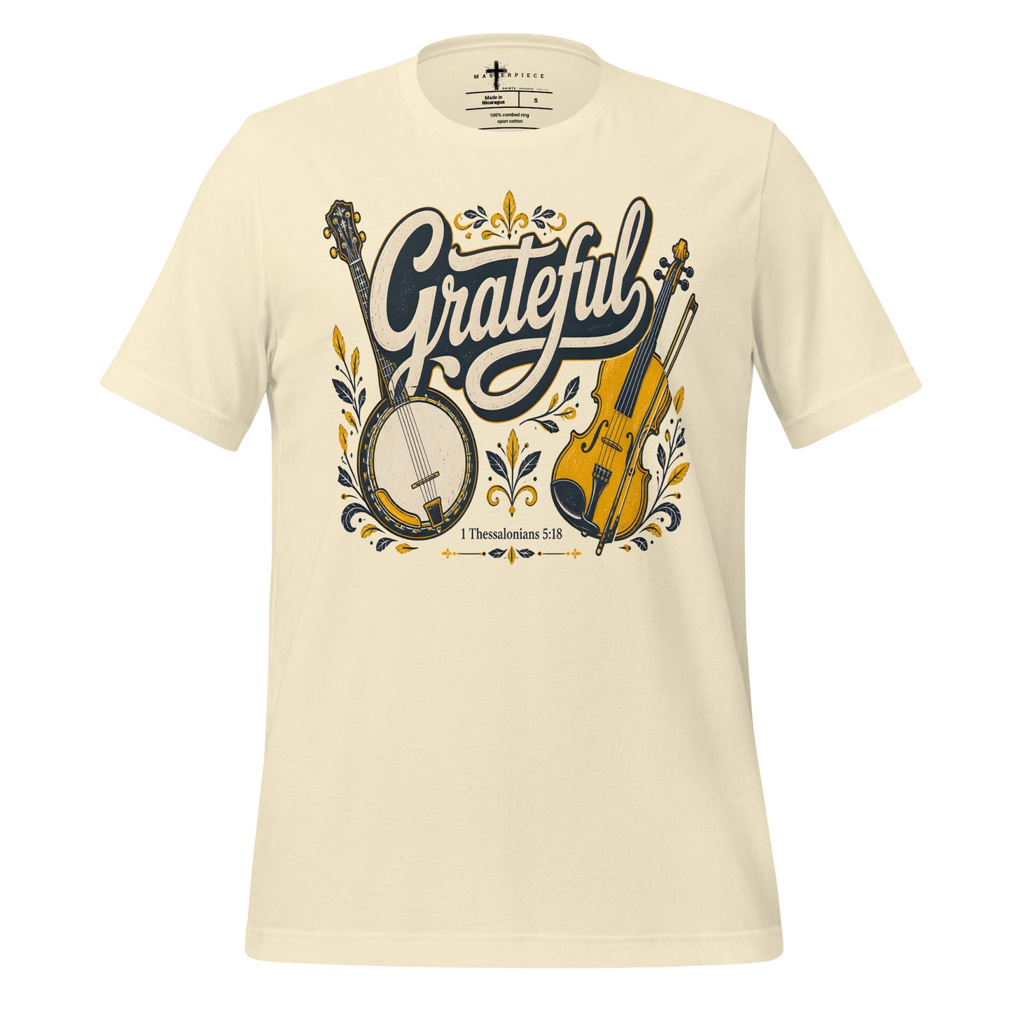 Grateful Banjo Violin - Natural - MasterPiece Shirts