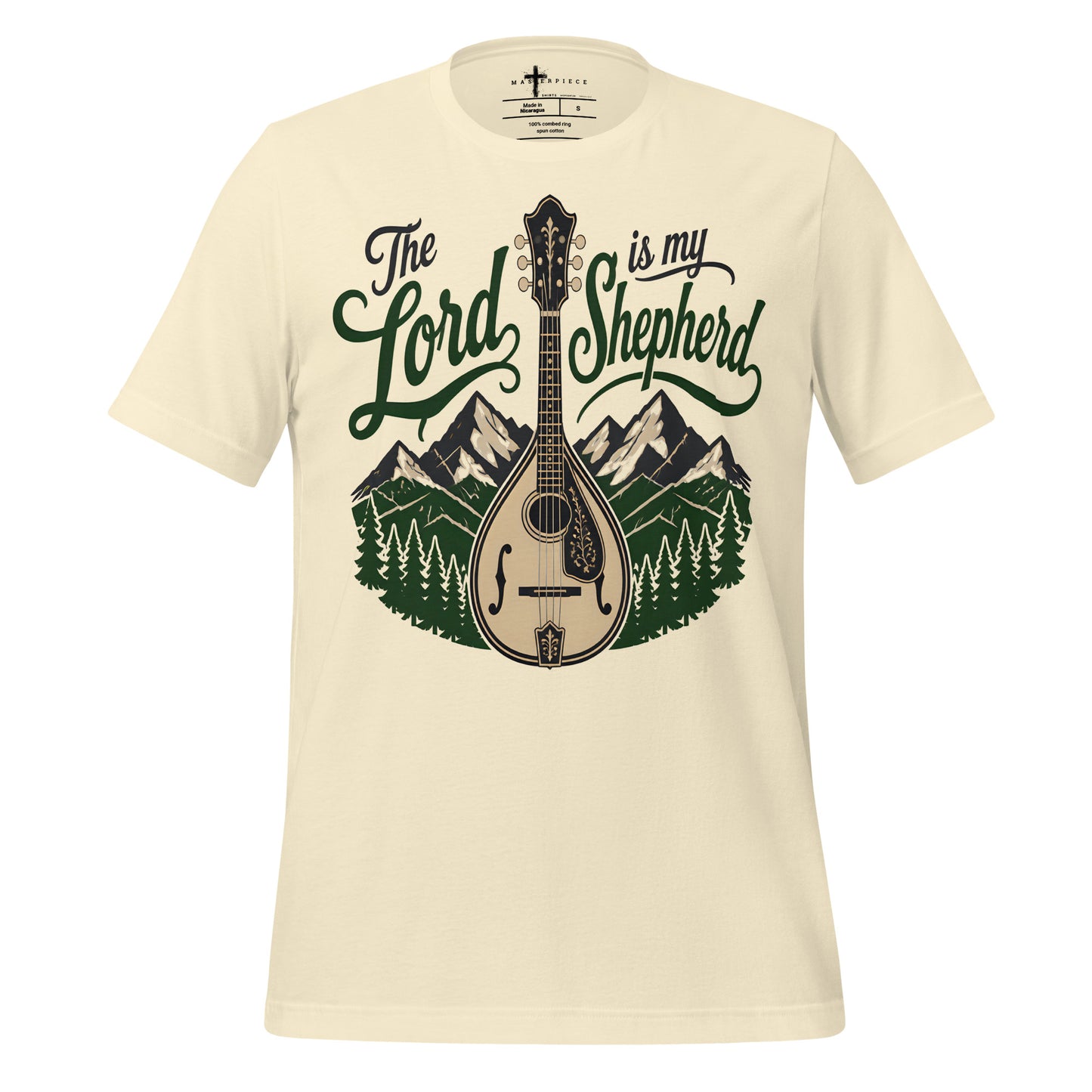 The Lord is My Shepard Mandolin - Natural - MasterPiece Shirts