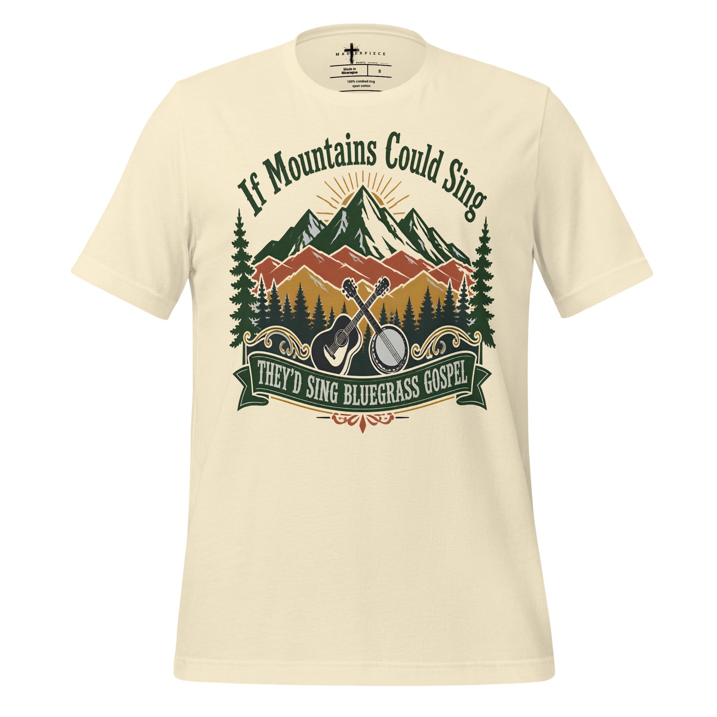 Mountains Sing Bluegrass - Natural - MasterPiece Shirts