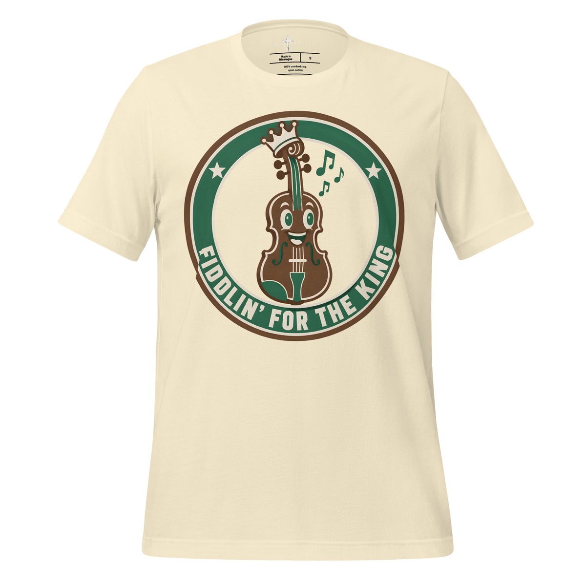 Fiddlin for the King - Natural - MasterPiece Shirts