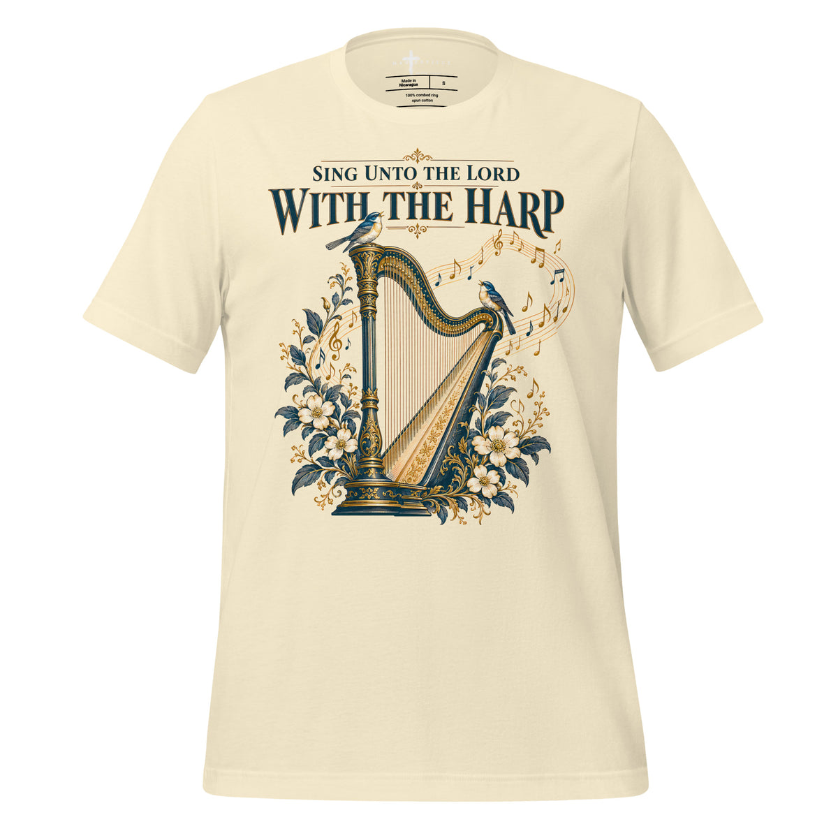 Sing unto the Lord Harp - Natural - MasterPiece Shirts