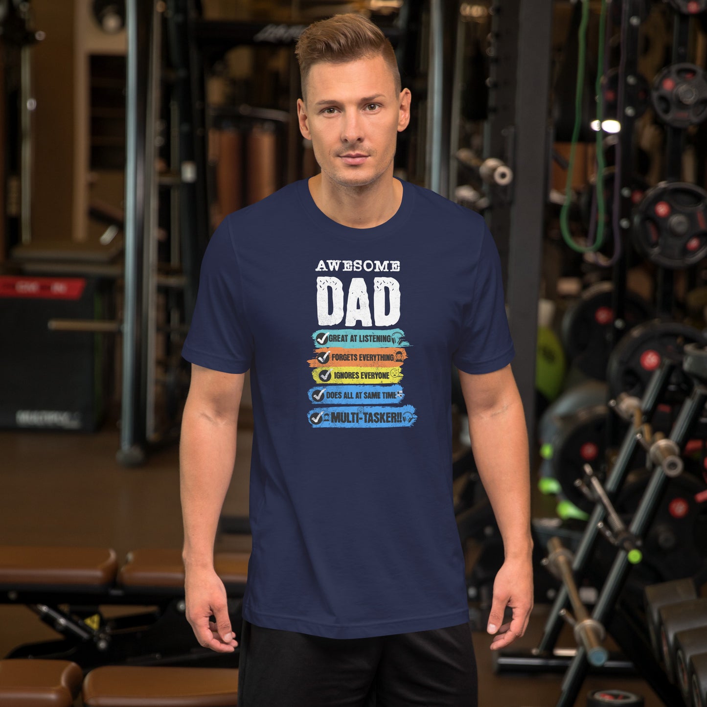 Awesome Dad Christian Bible Verse T-Shirt