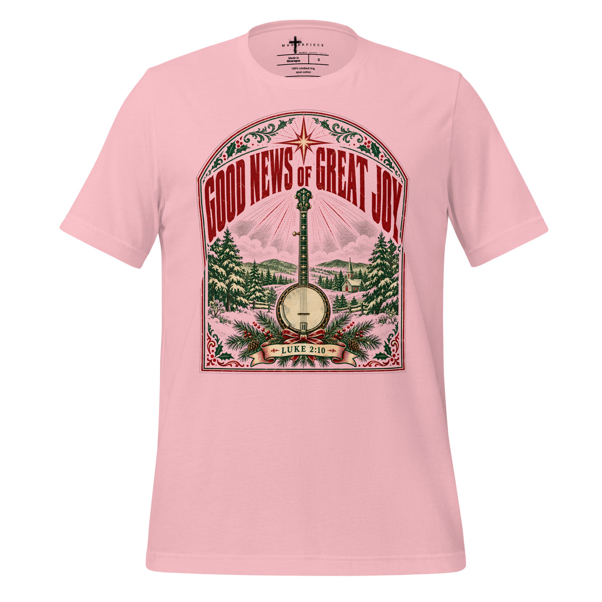 Banjo Good News Joy - Pink - MasterPiece Shirts