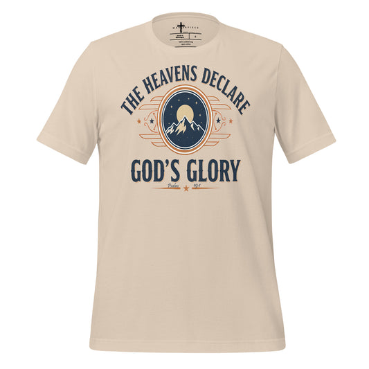 Heavens Declare Gods Glory Christian T-Shirt Psalm 19:1