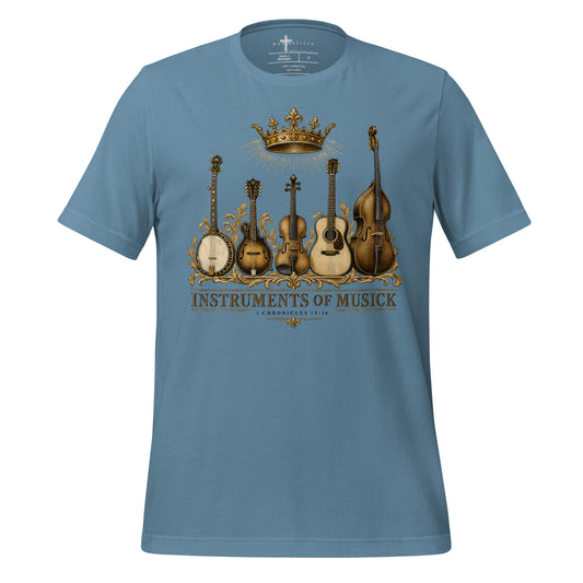 Instruments of Musick - Blue - MasterPiece Shirts