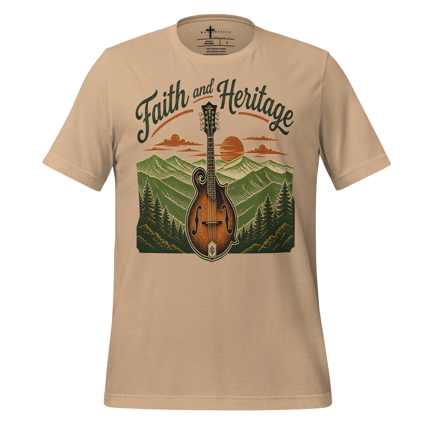 Faith and Heritage Mandolin - MasterPiece Shirts