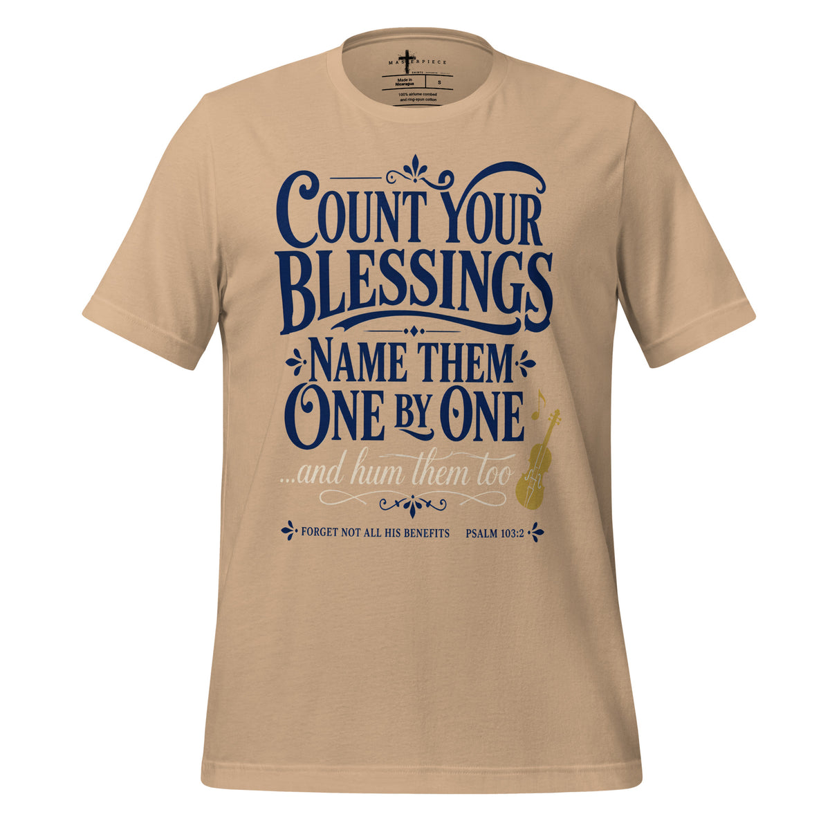Count Your Blessings Violin - MasterPiece Shirts