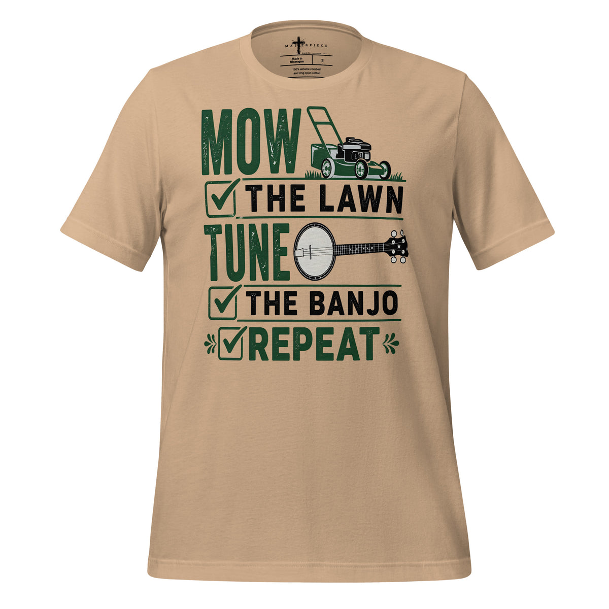 Mow Tune Repeat - MasterPiece Shirts