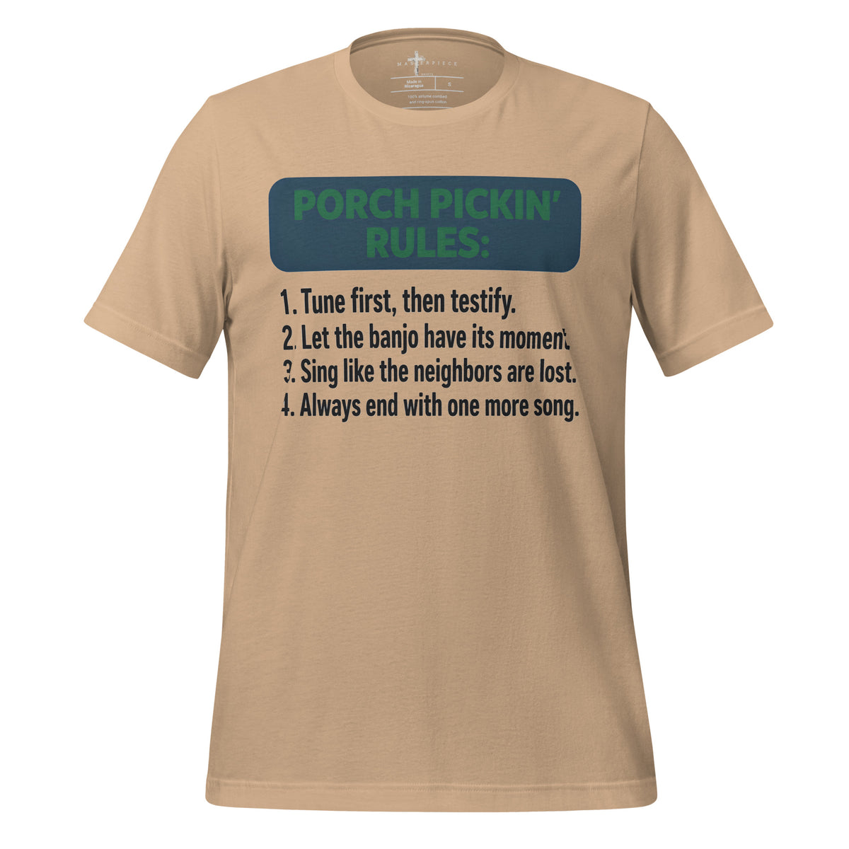 Porch Pickin Rules - MasterPiece Shirts
