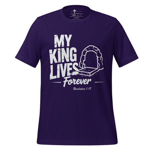 My King Lives Forever Christian T-shirt