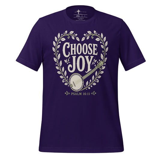 Choose Joy Banjo - Purple - MasterPiece Shirts