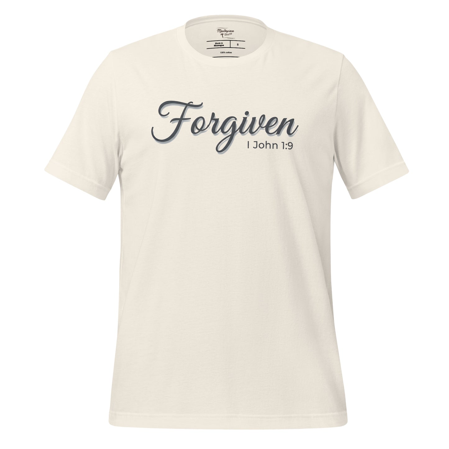 Forgiven Christian T-shirt 1 John 1:9