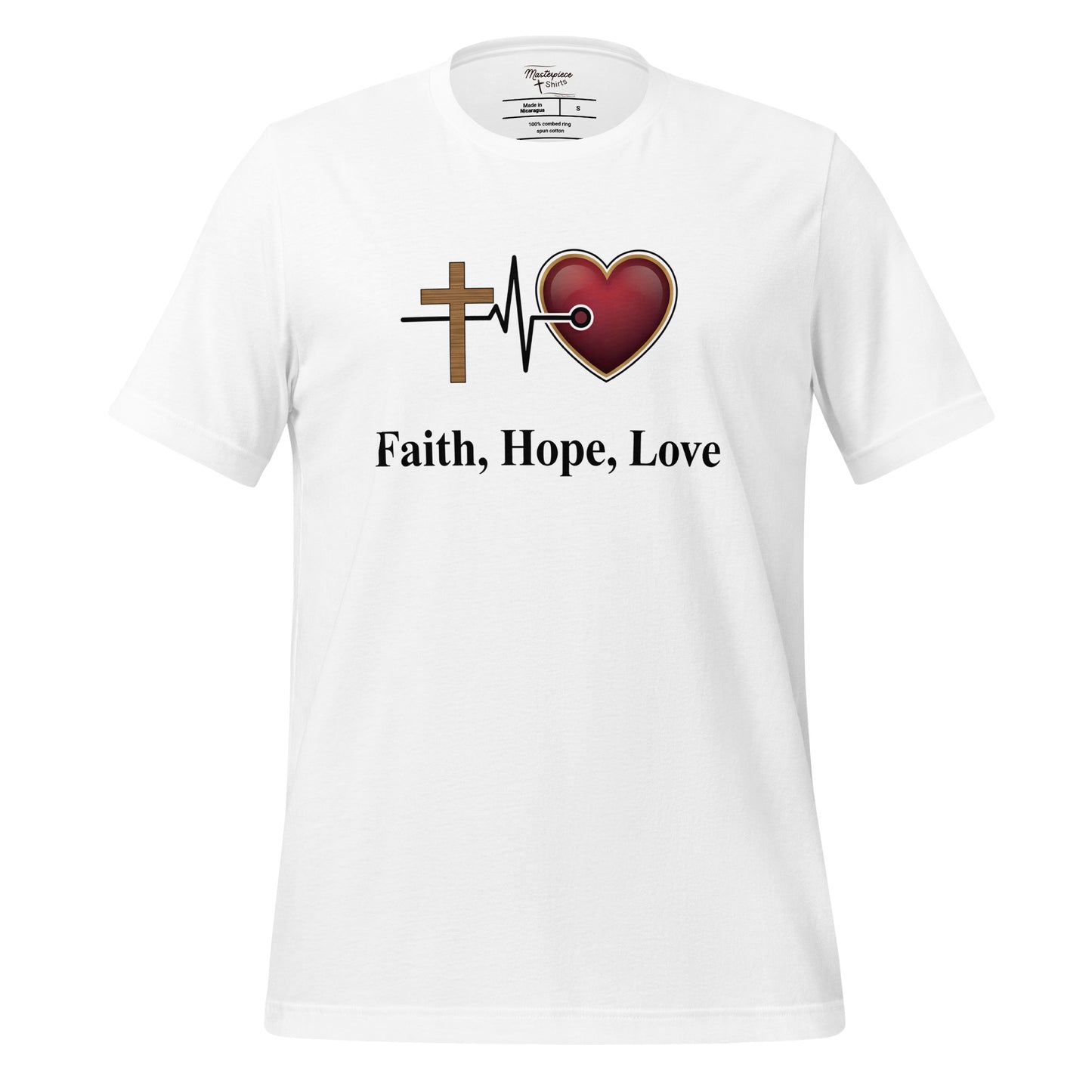 Faith Hope Love Christian T-shirt