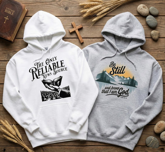 Be Still and Reliable News Hoodie Bundle