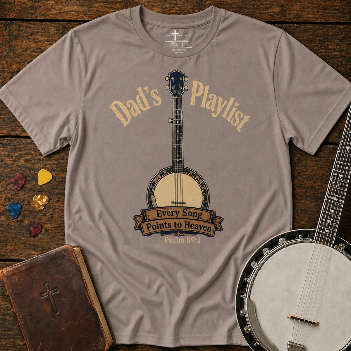 Dad's Playlist Banjo Pebble MasterPiece Shirts