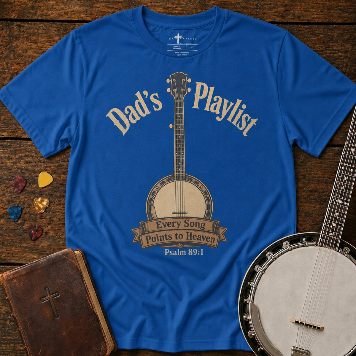 Dad's Playlist Banjo True Royal MasterPiece Shirts