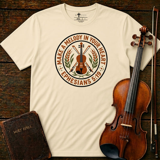 Make a Melody Violin Natural MasterPiece Shirts