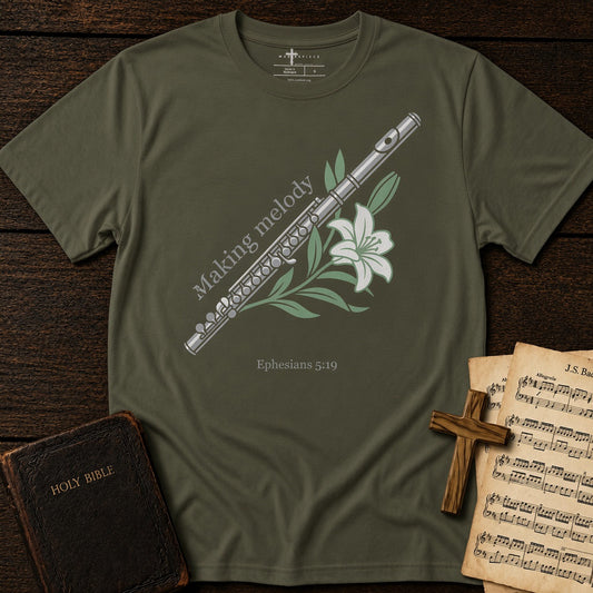 Making Melody Flute Military Green MasterPiece Shirts