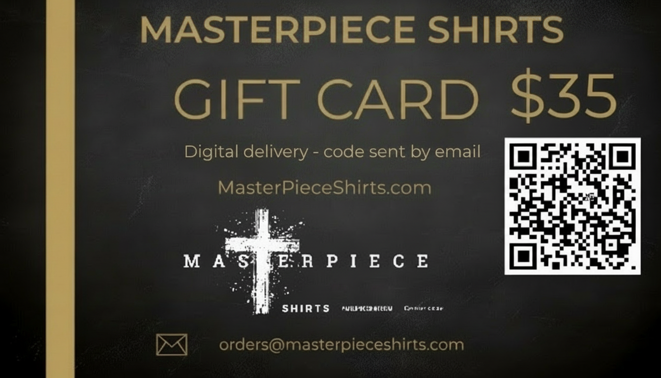 Gift card for Masterpiece Shirts 