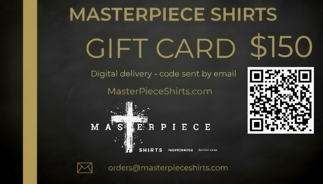 MasterPiece Shirts Gift Card