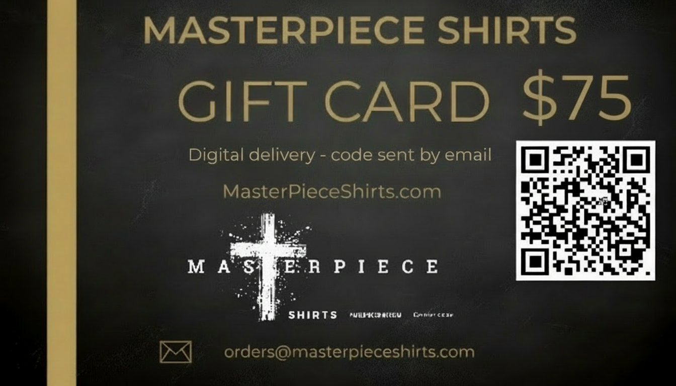 MasterPiece Shirts Gift Card