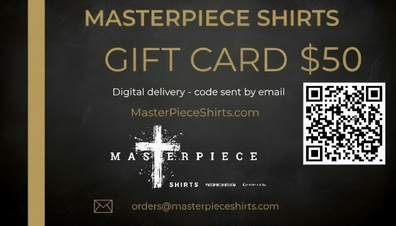 MasterPiece Shirts Gift Card