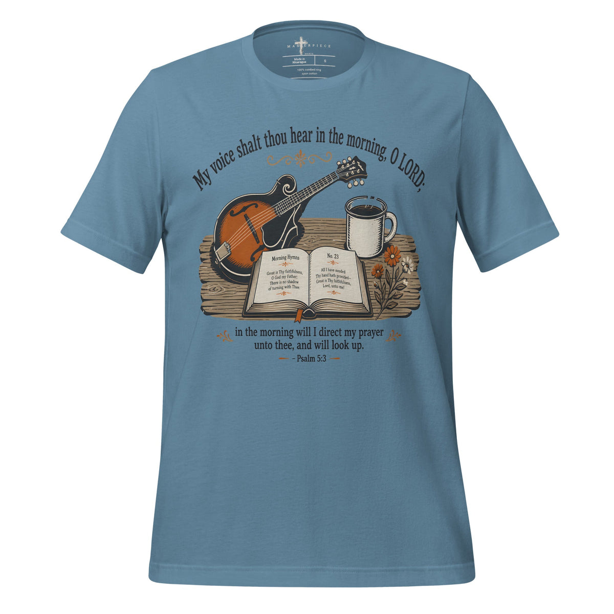 My Voice Mandolin Steel Blue MasterPiece Shirts