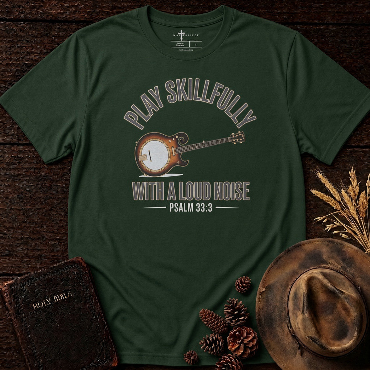 Play Skillfully with a Loud Noise Banjo Forest MasterPiece Shirts