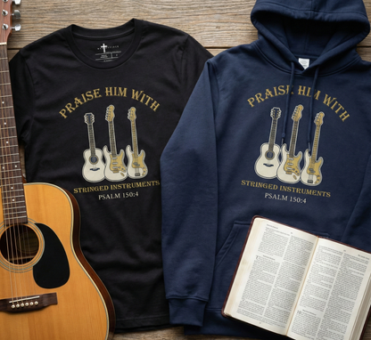 Praise Him Tee and Premium Hoodie Bundle