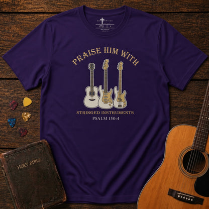Praise Him with Stringed Instruments Team Purple MasterPiece Shirts