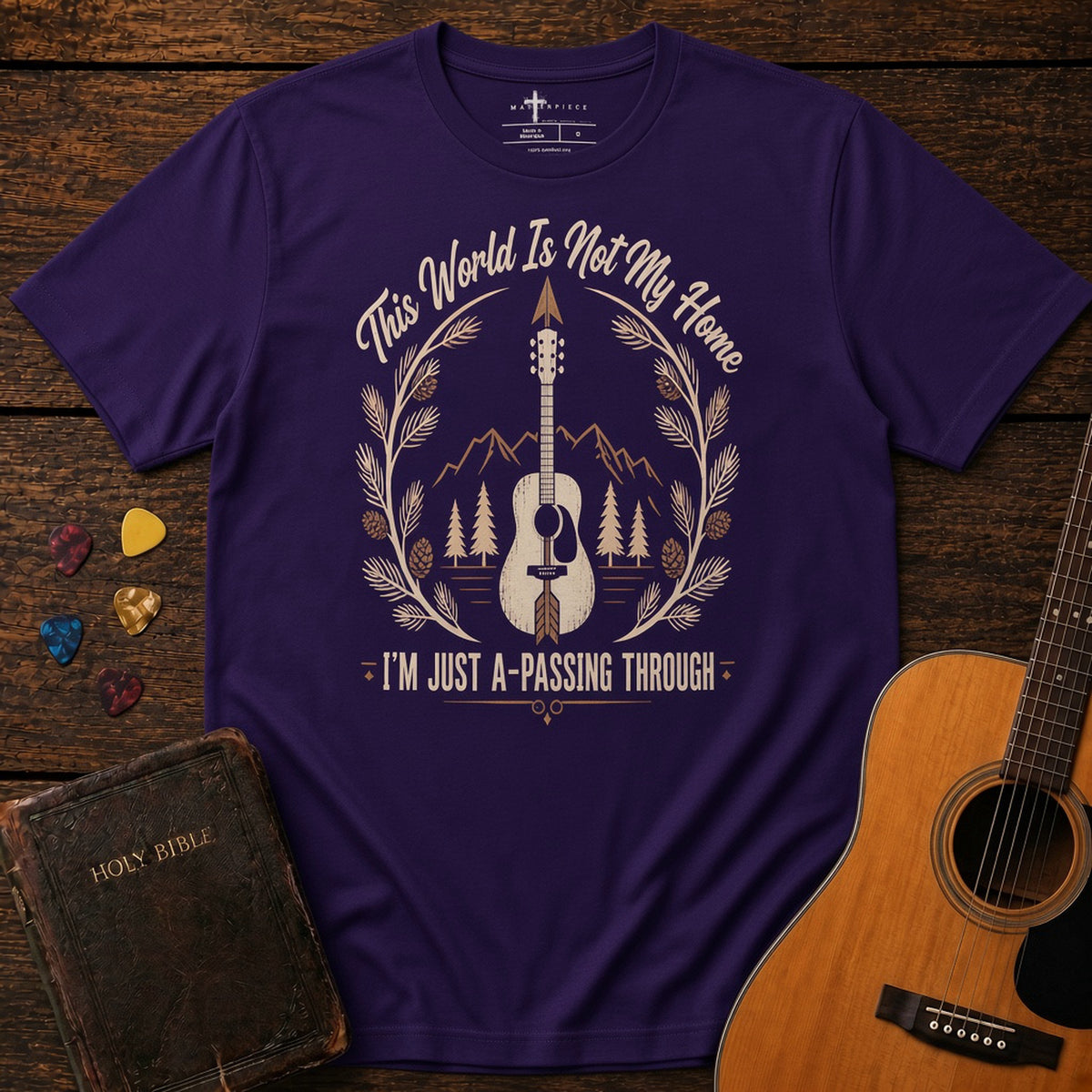 This World is not My Home Guitar Team Purple MasterPiece Shirts