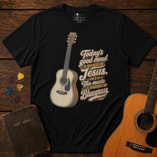 Todays Good Mood Guitar Black MasterPiece Shirts
