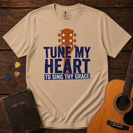 Tune my Heart Guitar Tan MasterPiece Shirts