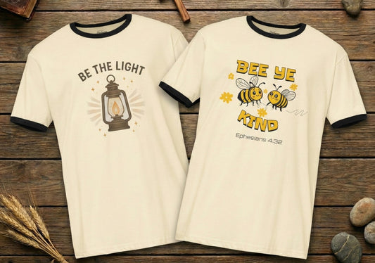 Be Ye Kind and Be The Light  T-Shirt Bundle