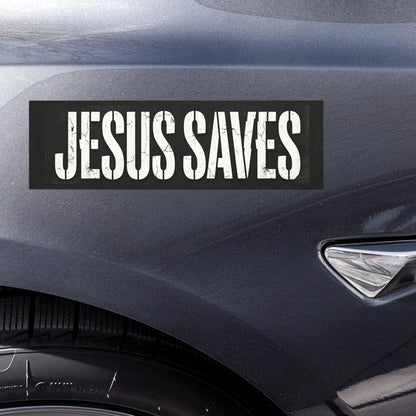 Jesus Saves Car Magnet