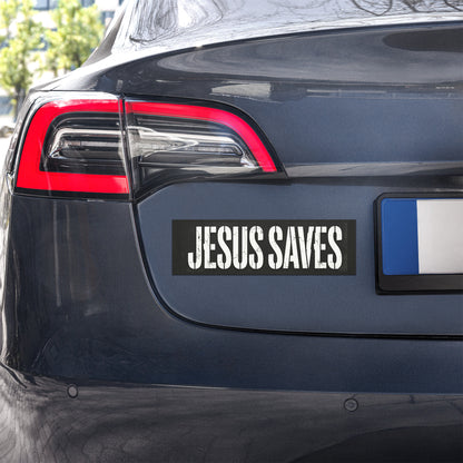 Jesus Saves Car Magnet
